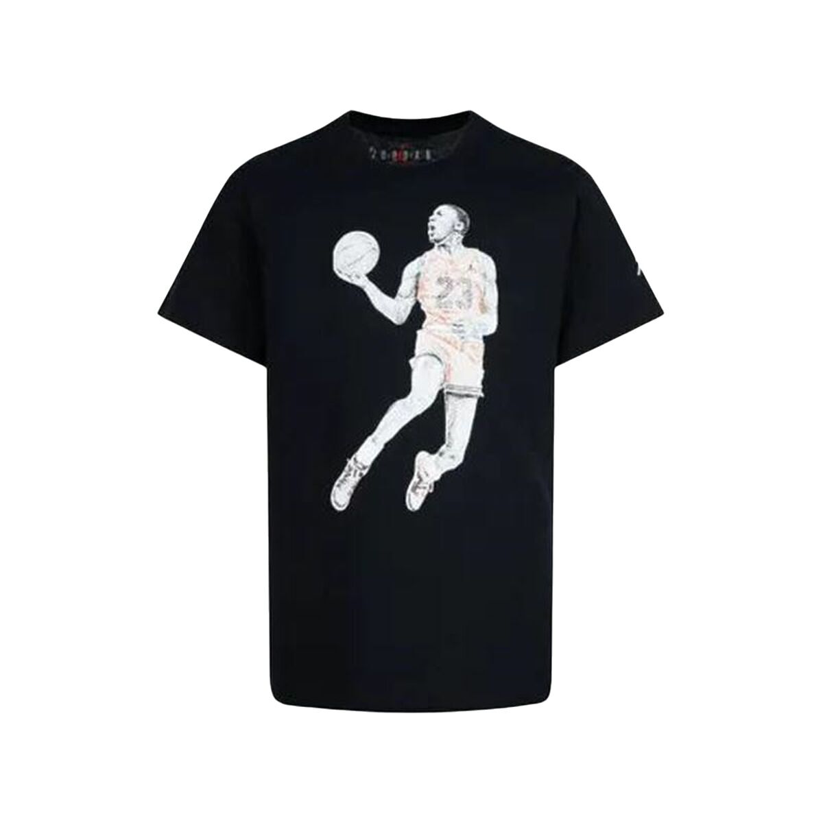 Child's Short Sleeve T-Shirt Jordan Air Black 4-5 Years