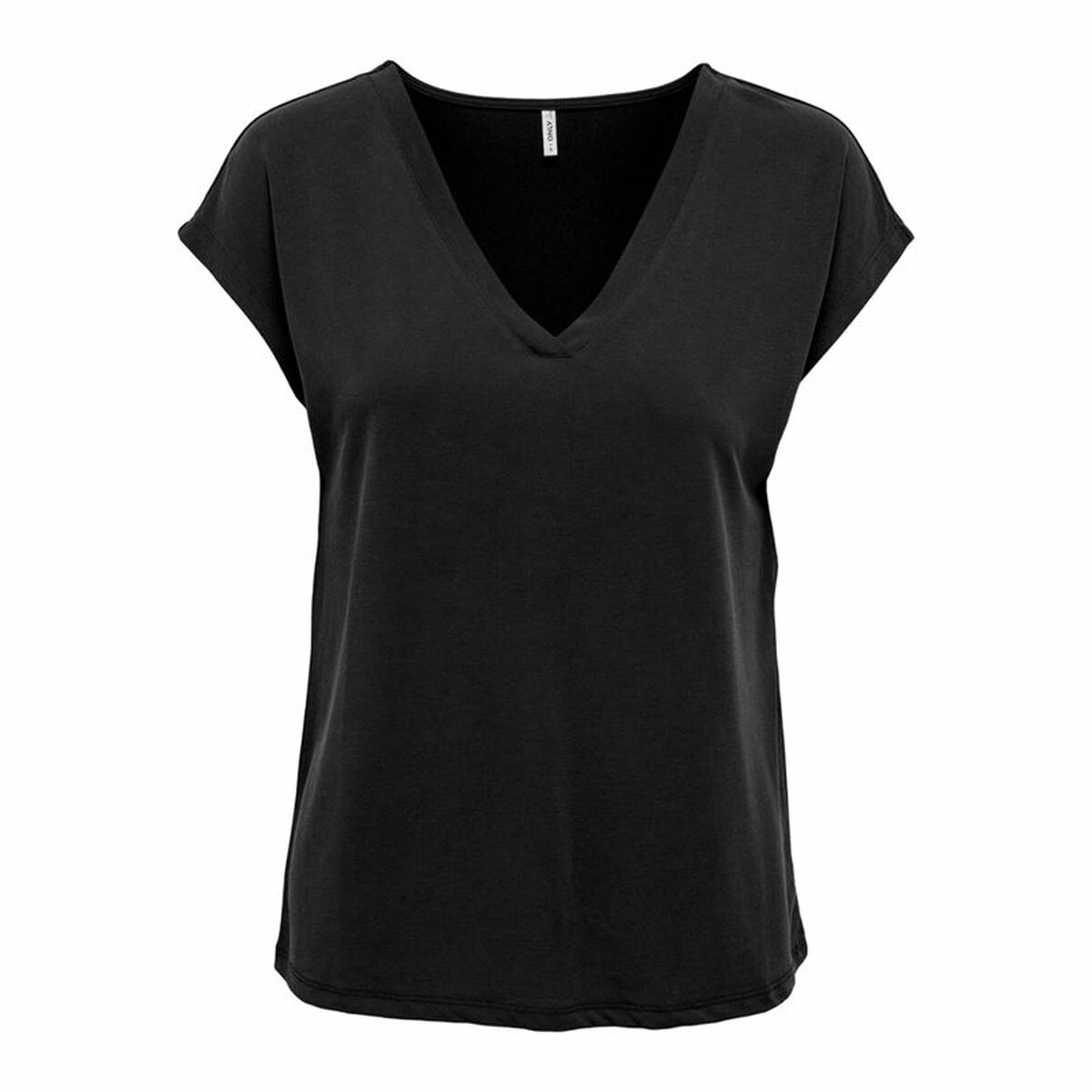 Women’s Short Sleeve T-Shirt Only Onlfree Life Mod.V-Neck Black M