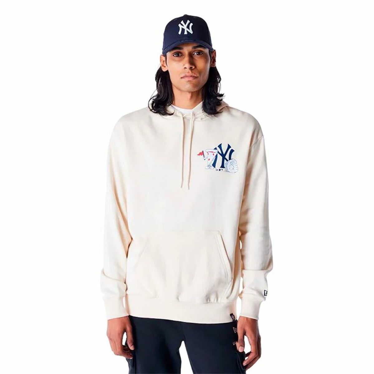 Men’s Hoodie New Era MLB FOOD GRPHC OS New York Yankees L