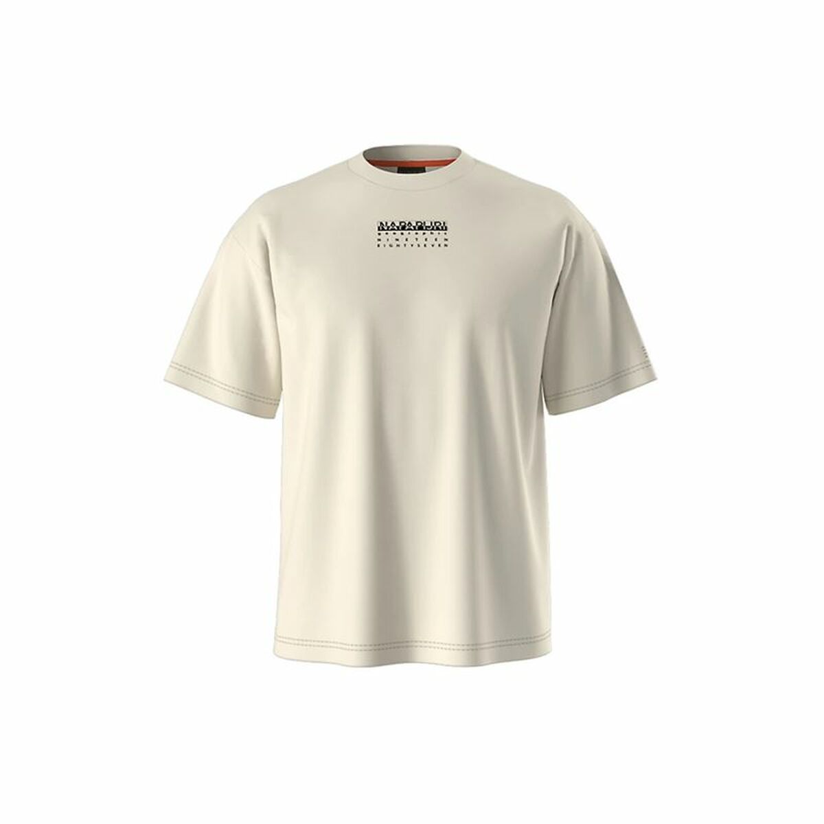 Men’s Short Sleeve T-Shirt Napapijri S-Premium Ss Beige Dimity 2 Beige M
