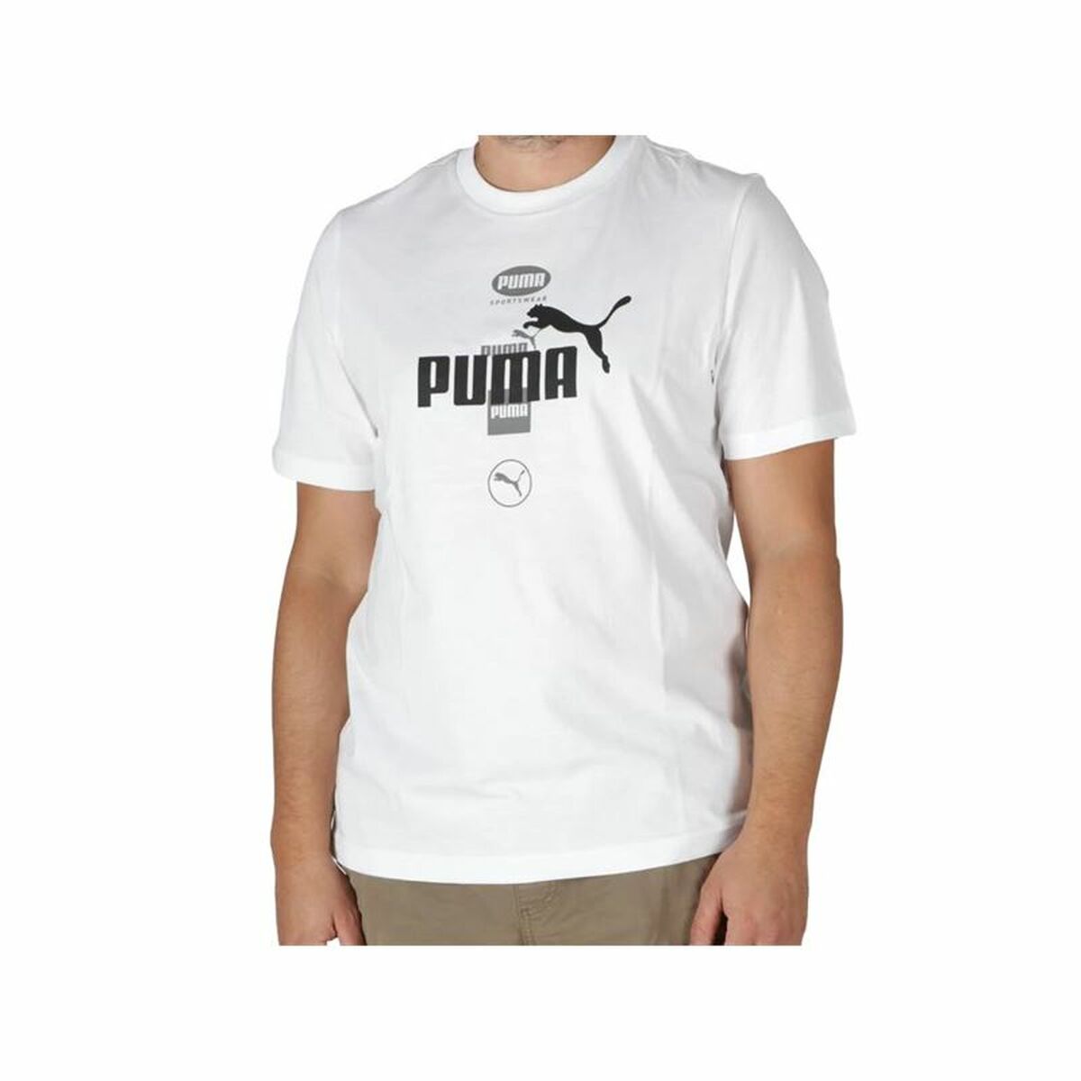 Men’s Short Sleeve T-Shirt Puma Puma Power Graphic L
