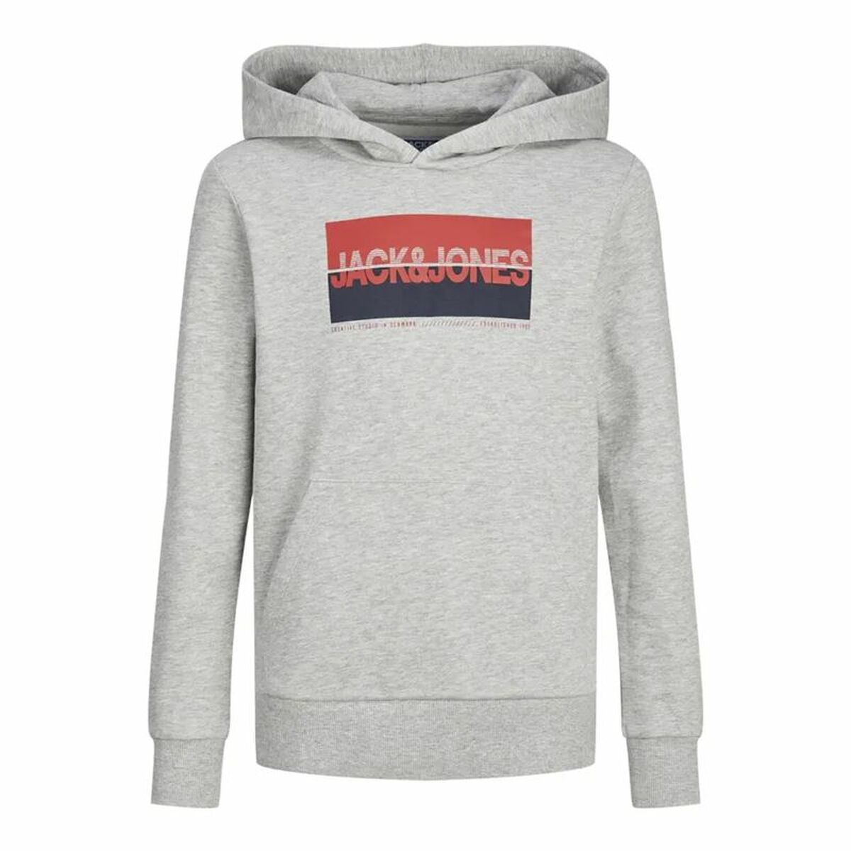 Men’s Hoodie Jack & Jones Jjnolan Grey 12 Years