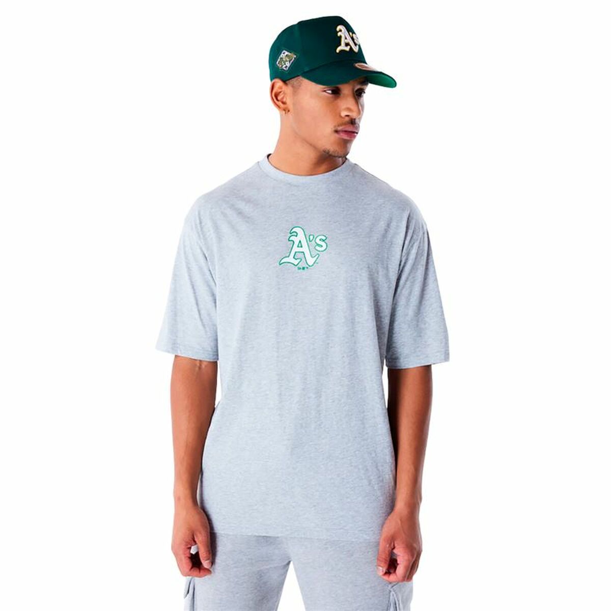 Men’s Short Sleeve T-Shirt New Era MLB WORLD SERIES OS Oakland Athletics L