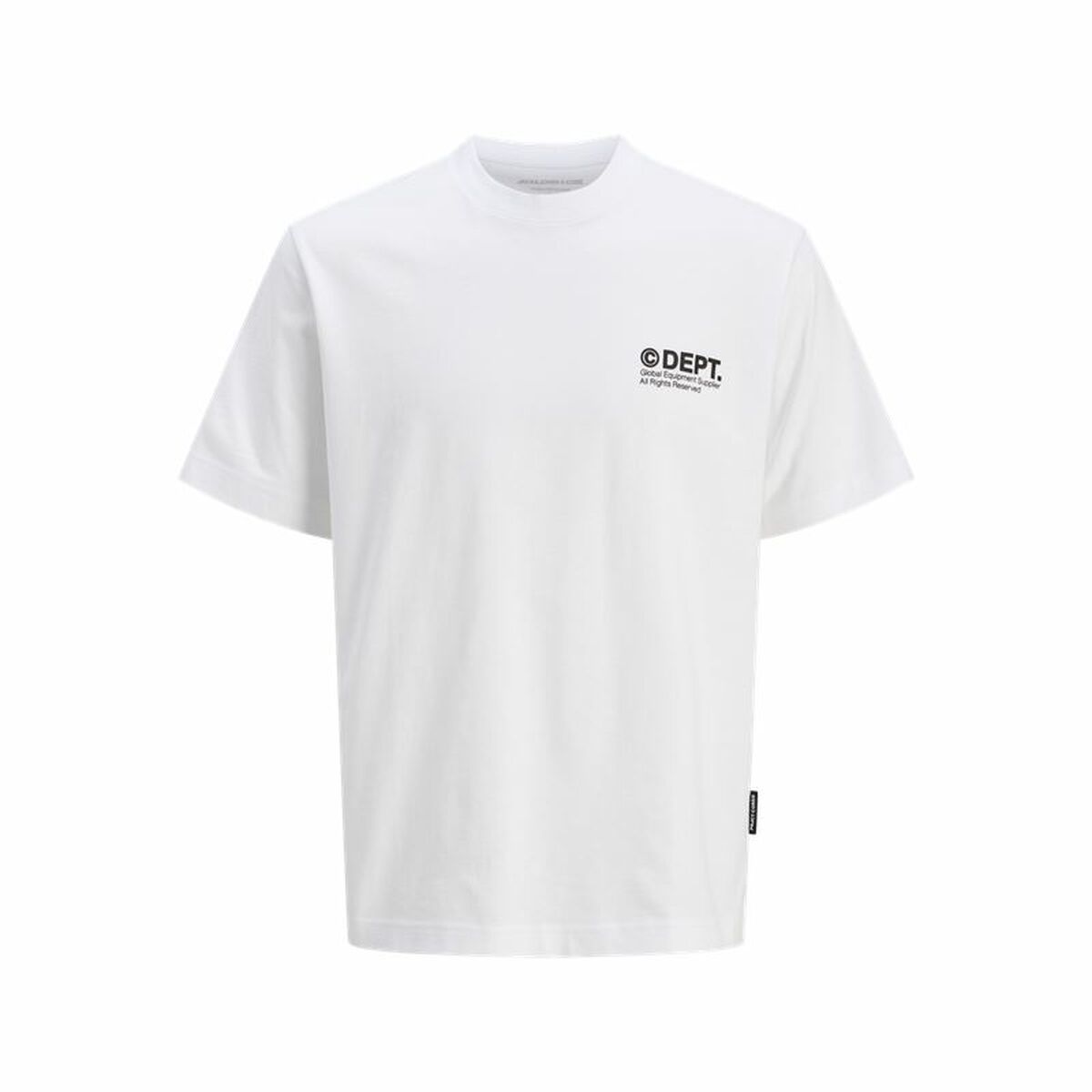 Men’s Short Sleeve T-Shirt Jack & Jones Jcodynamic Dust Ss Crew White S