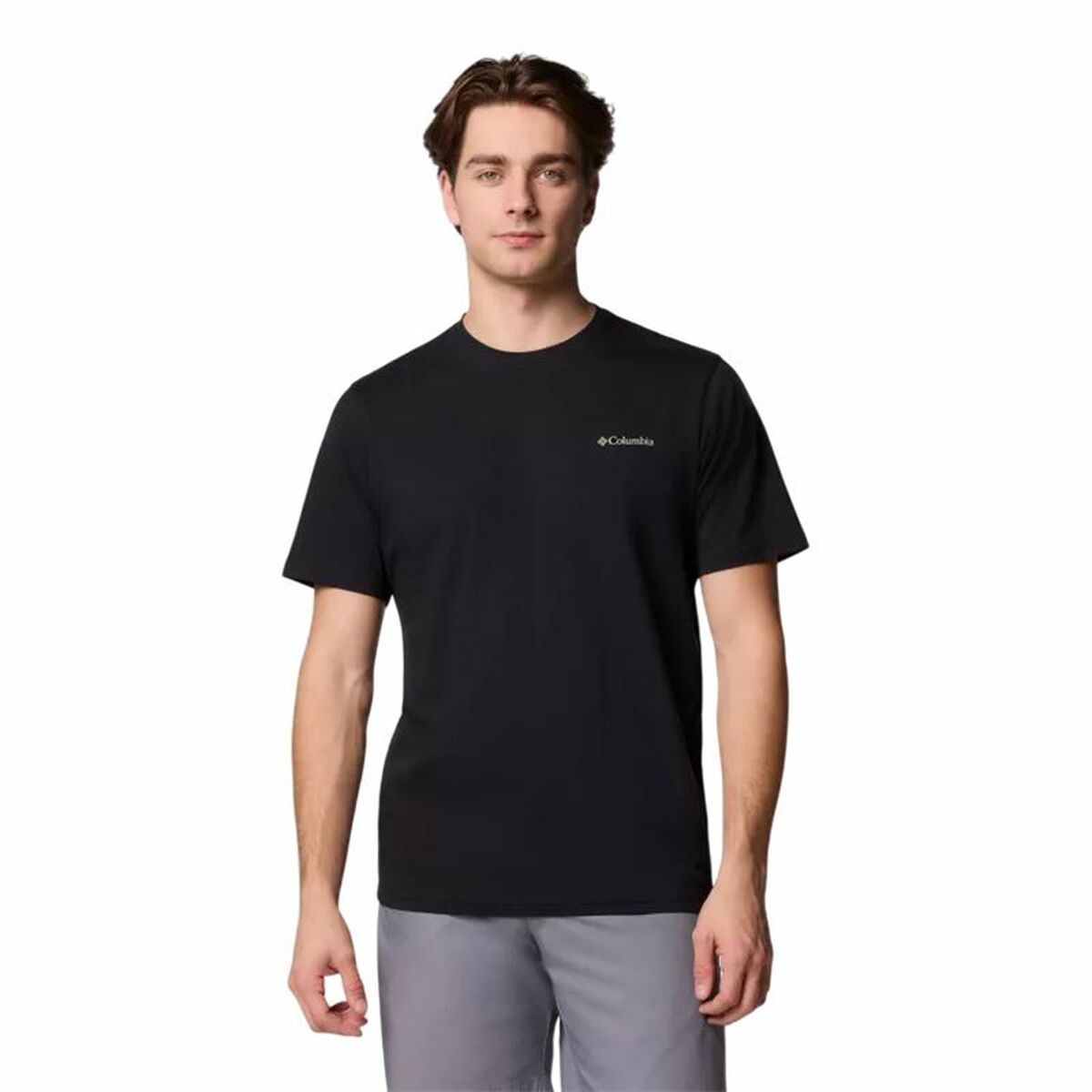 Men’s Short Sleeve T-Shirt Columbia North Cascades™ Sleeve Black S