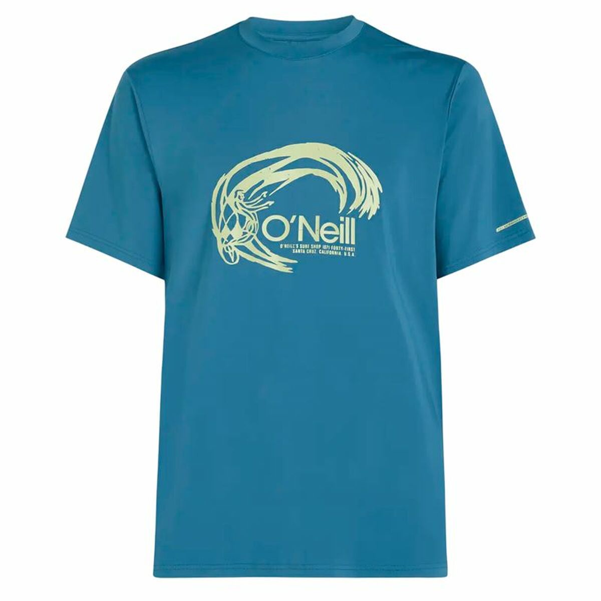 Men’s Short Sleeve T-Shirt O'Neill O'Riginals Hybrid Upf Graphic Blue M