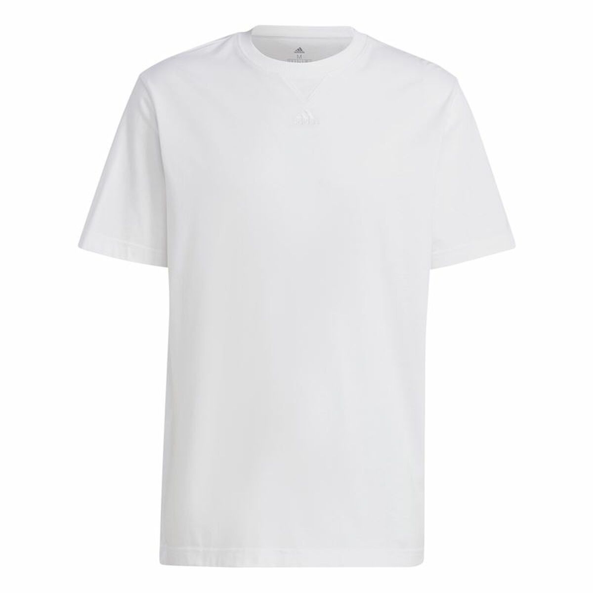 Men’s Short Sleeve T-Shirt Adidas M All Szn T White L