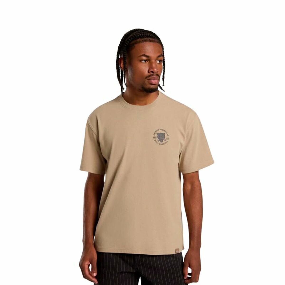 Men’s Short Sleeve T-Shirt Dickies Wrench Ss Beige L