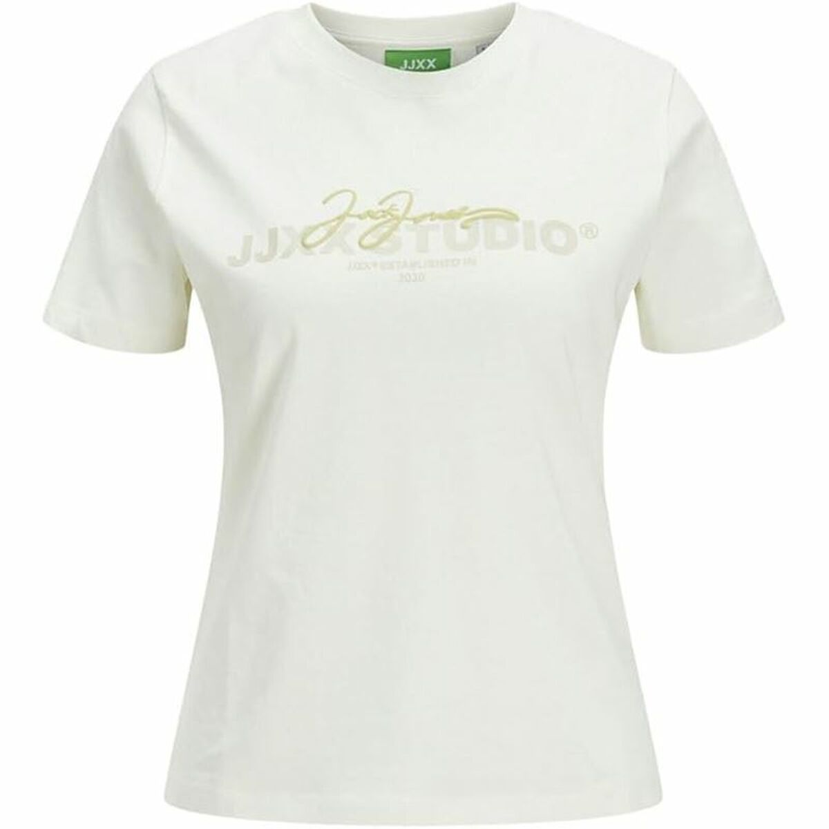 Women’s Short Sleeve T-Shirt Jack & Jones Jxamy Reg Beige XS