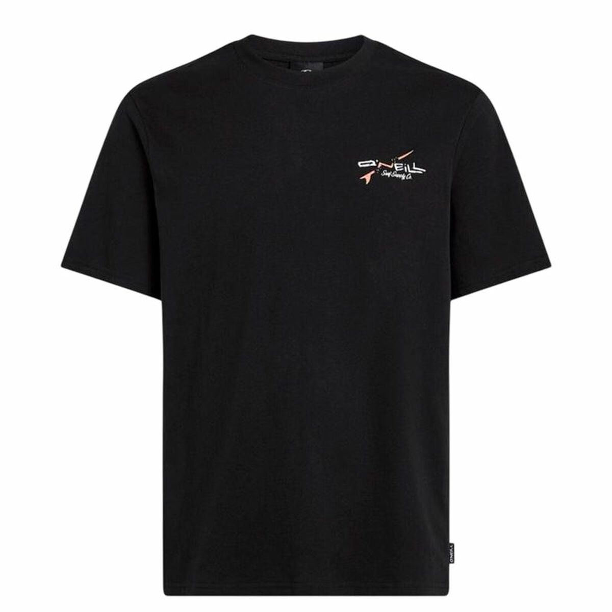 Men’s Short Sleeve T-Shirt O'Neill Retro Back Print Black L