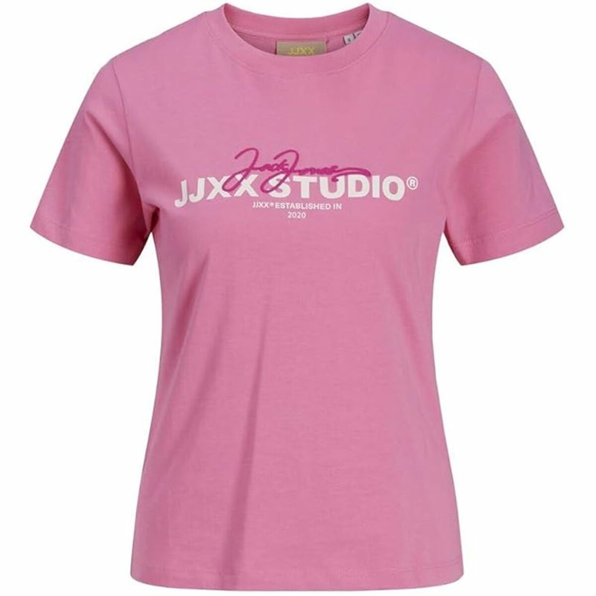 Women’s Short Sleeve T-Shirt Jack & Jones Jxamy Reg Pink XS