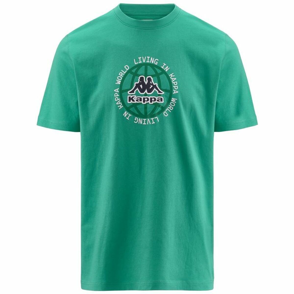 Men’s Short Sleeve T-Shirt Kappa Gunno Tbar Blue Green L