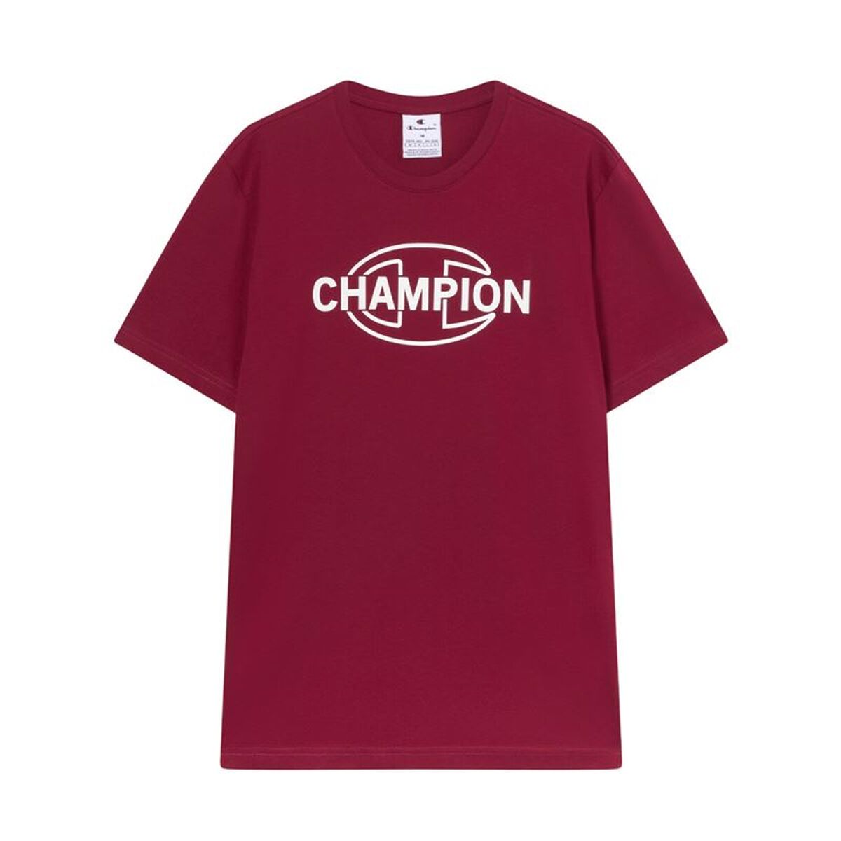 Men’s Short Sleeve T-Shirt Champion Graphic Shop Dark Red S