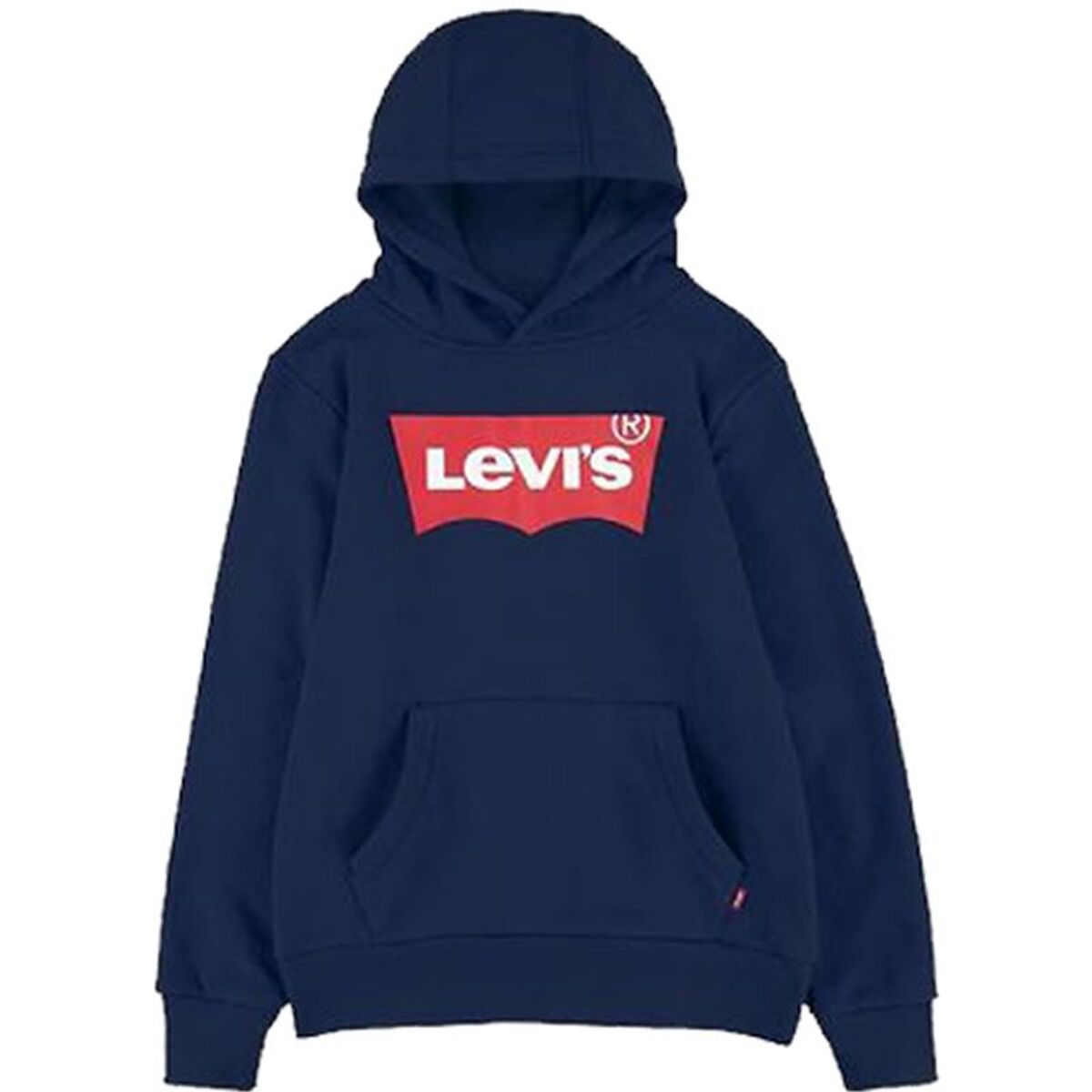 Children’s Hoodie S KNIT TOP Levi's LVB-BATWING SCREENPRINT HOODIE Navy Blue 8 Years