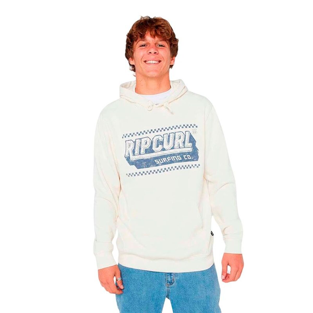 Men’s Hoodie Rip Curl Down The Line Hood White L