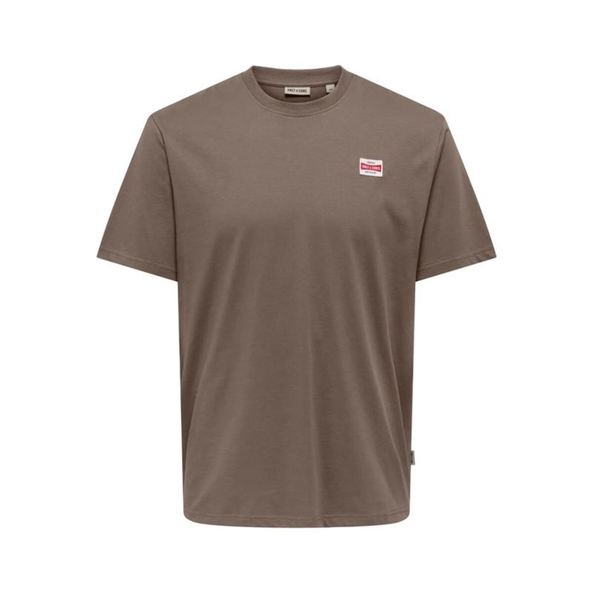 Men’s Short Sleeve T-Shirt Only & Sons Onsdawson Reg Ss Vd Falcon Light brown S