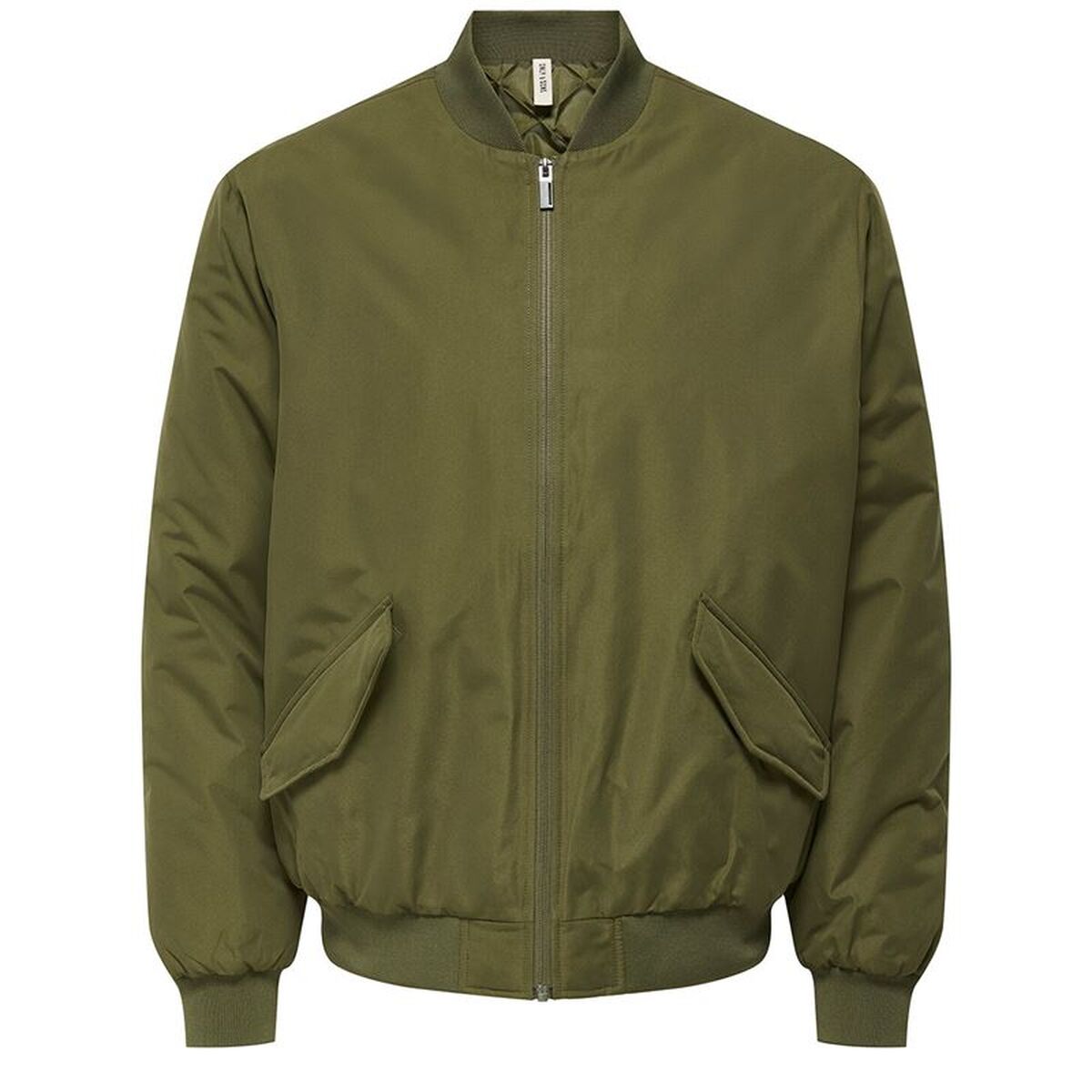 Jacket Only & Sons Onsrussel Padded Bomber Olive 2XL