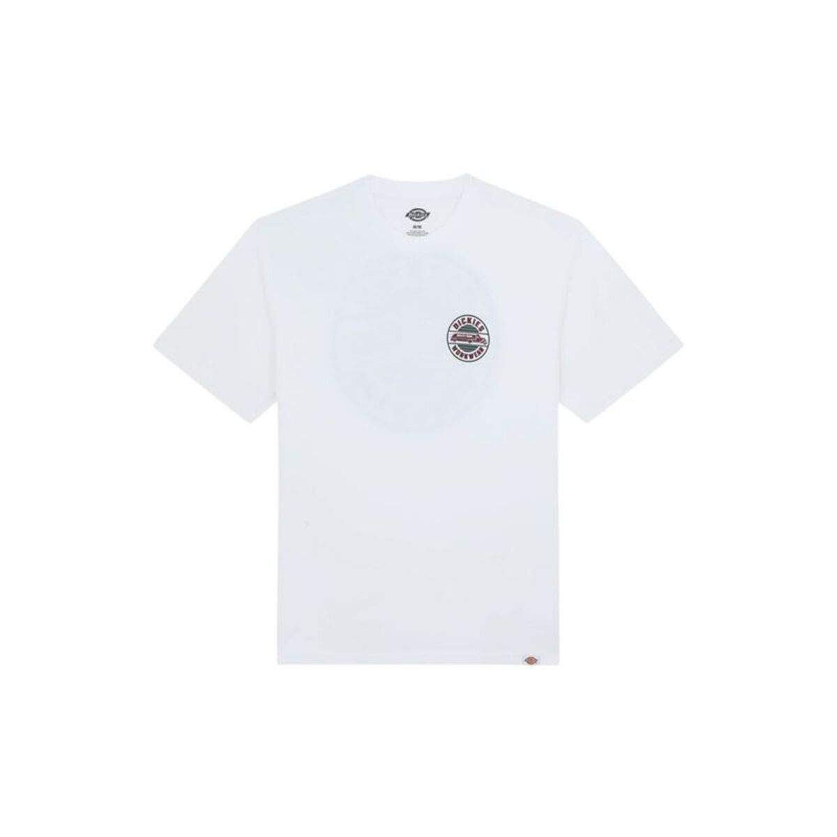 Men’s Short Sleeve T-Shirt Dickies Circle Ss White M