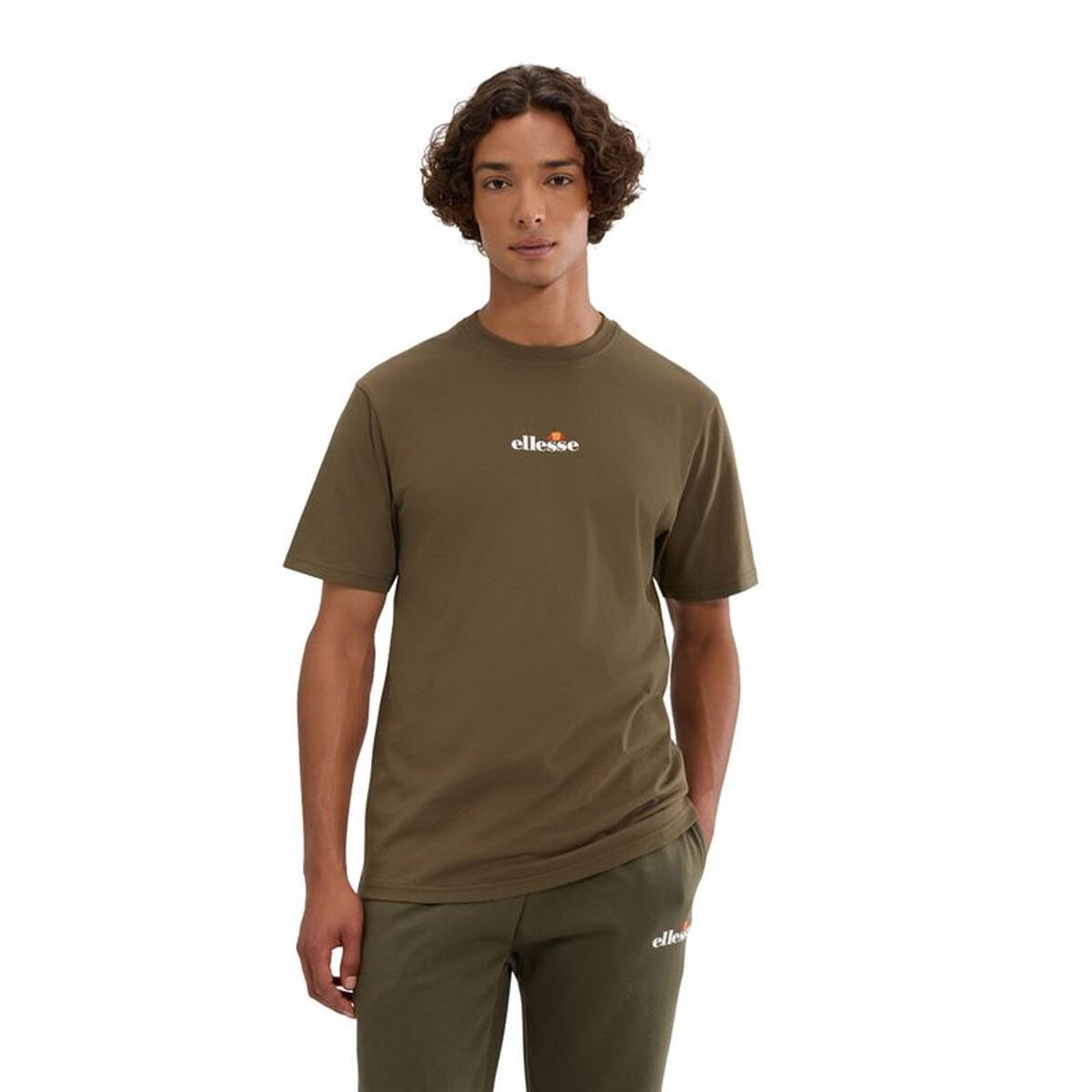 Men’s Short Sleeve T-Shirt Ellesse Ollio 2 Olive M
