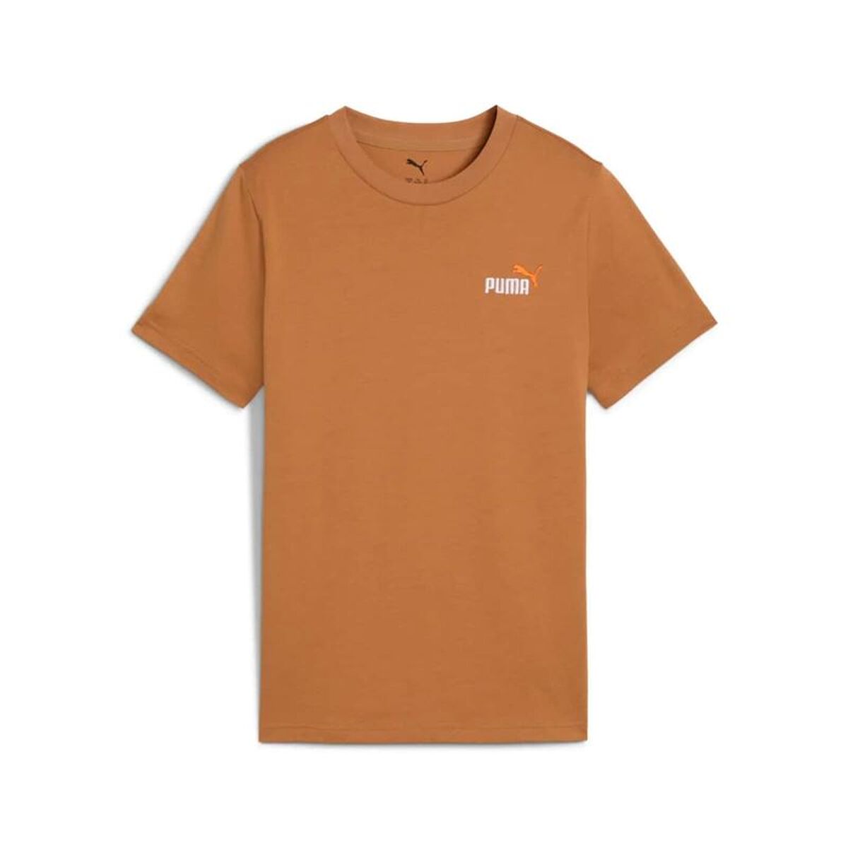 Child's Short Sleeve T-Shirt Puma Essentials 2 Color Caramel 7-8 Years