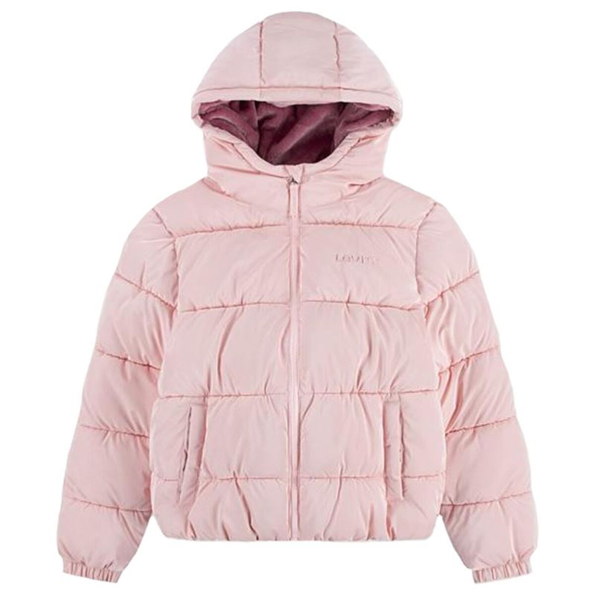 Children's Jacket Levi's Shiny Hvwt Puffer Pink 14 Years