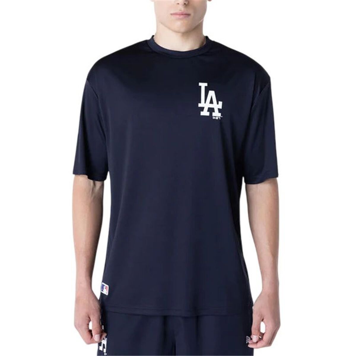 Men’s Short Sleeve T-Shirt New Era League Essential Navy Blue M