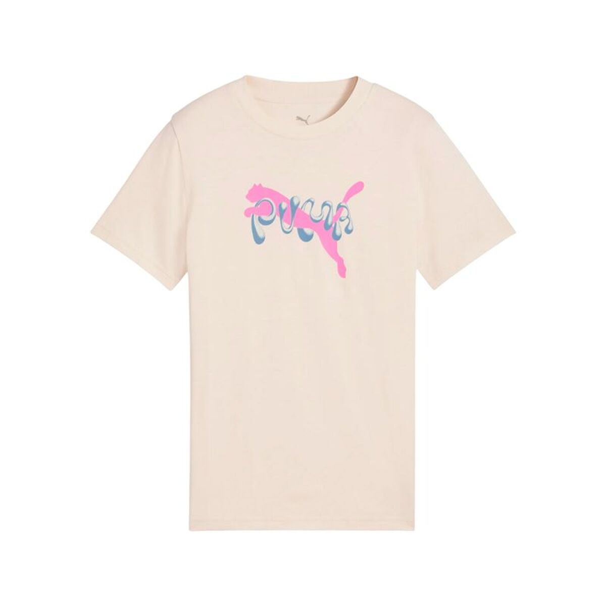 Child's Short Sleeve T-Shirt Puma Tweenerverse Beige 15-16 Years