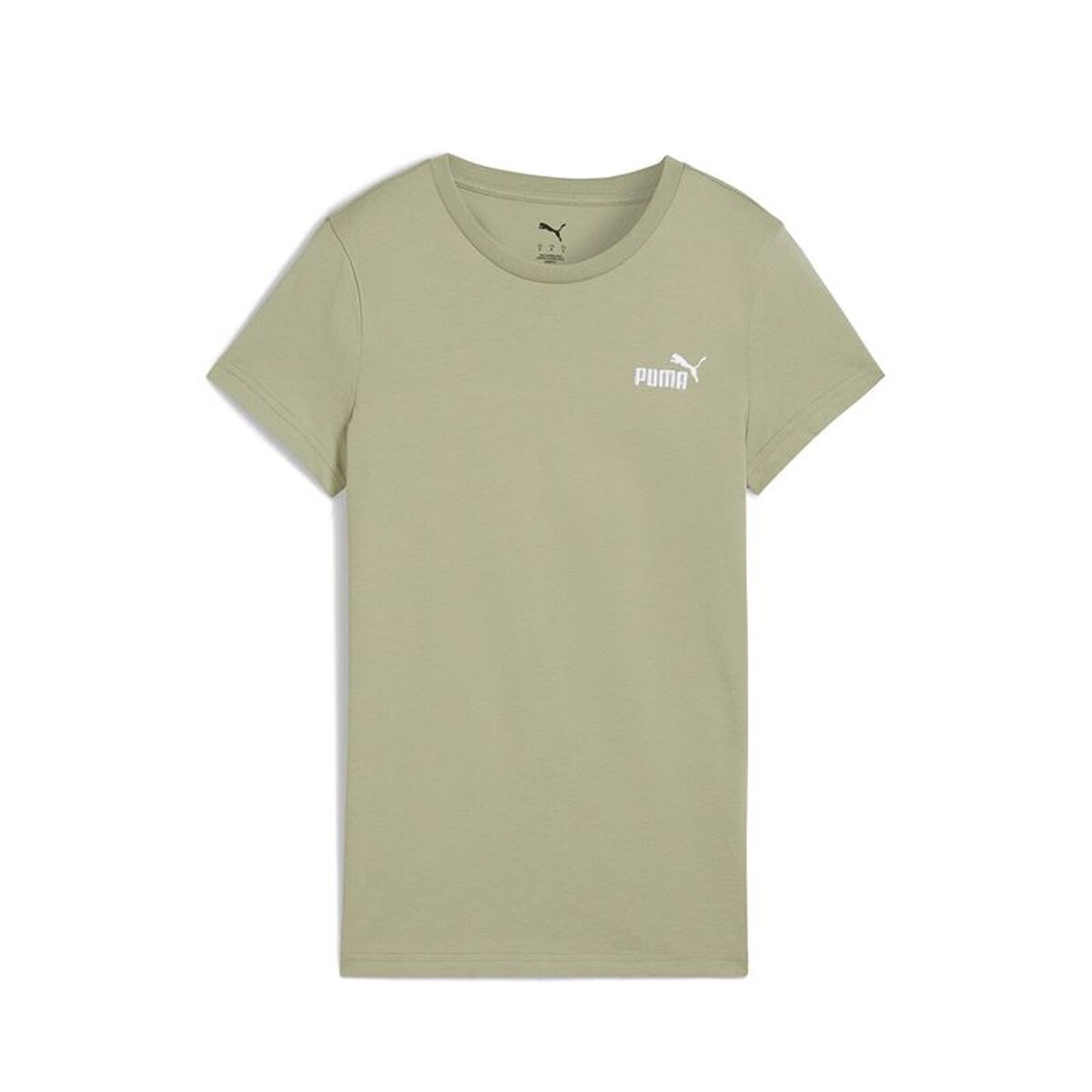 Women’s Short Sleeve T-Shirt Puma Essentials Small Olive M