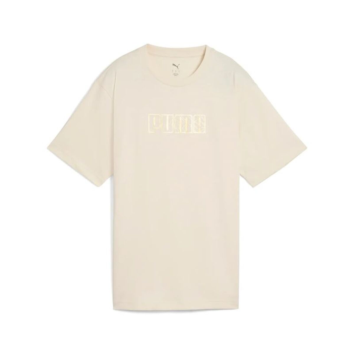 Women’s Short Sleeve T-Shirt Puma Maximal Metallic Relaxed L