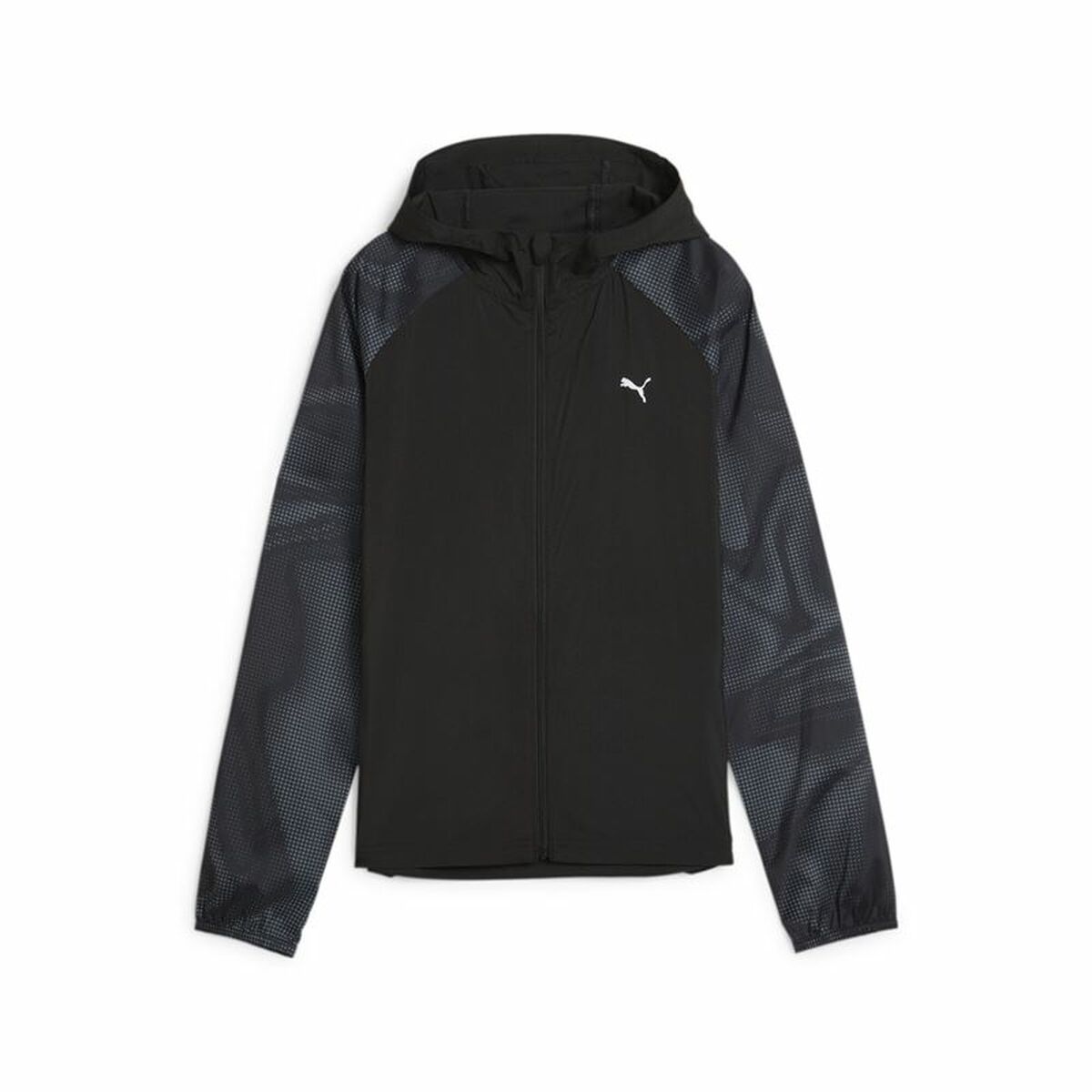 Women's Sports Jacket Puma Run Favorite AOP OV Black XS