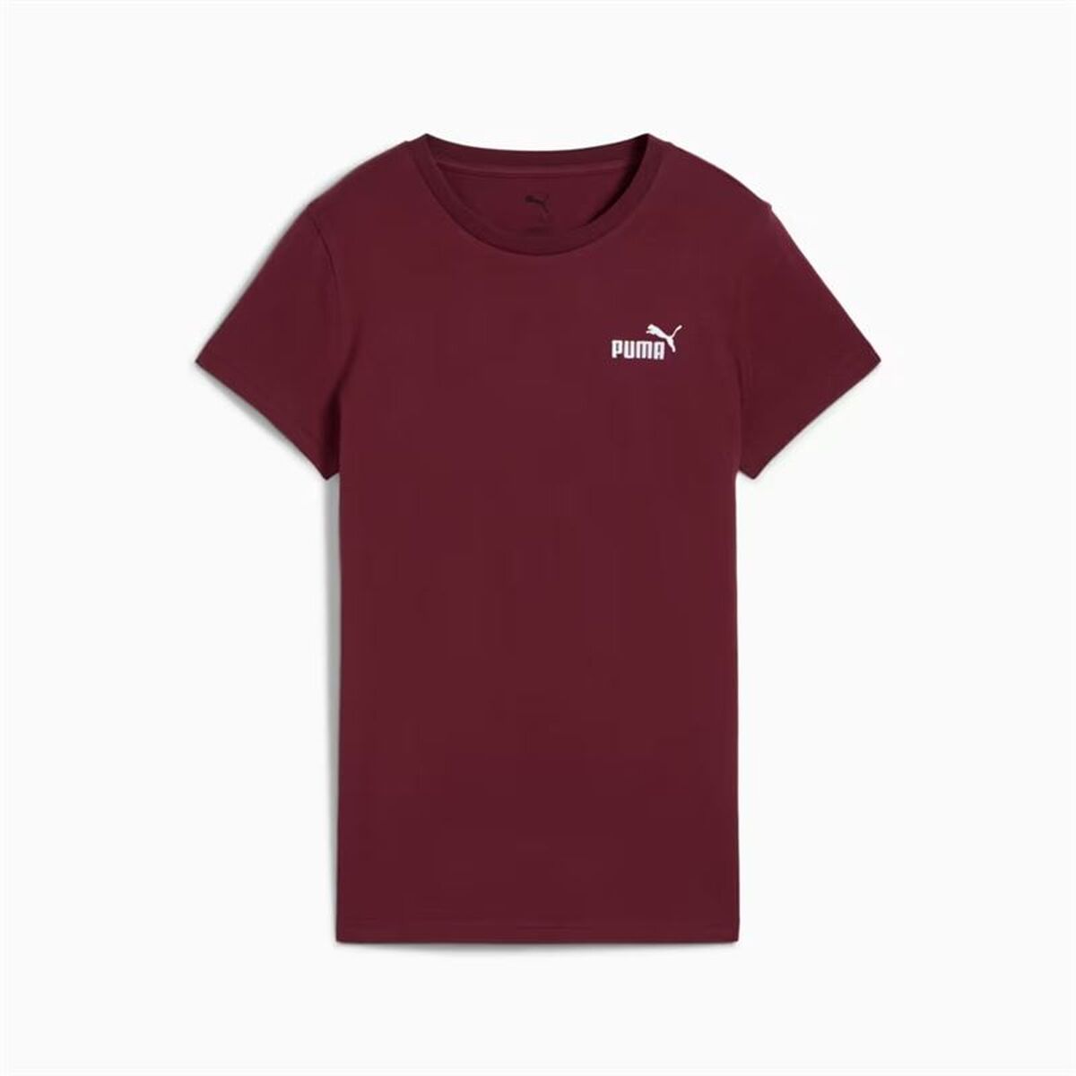 Women’s Short Sleeve T-Shirt Puma Essentials Small Dark Red S