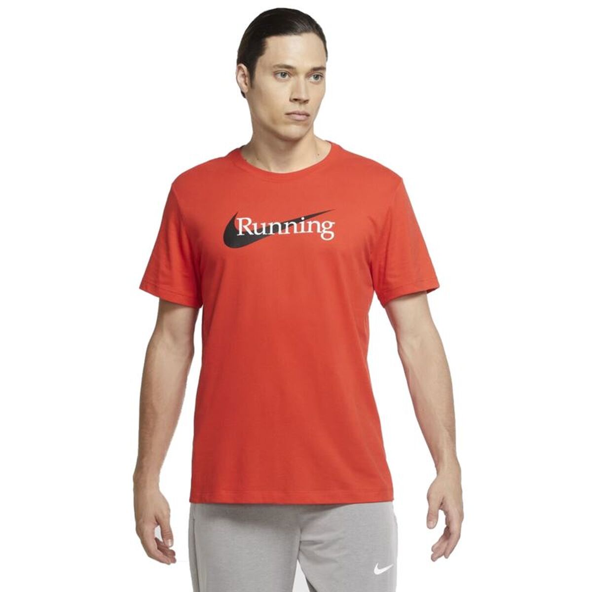 Short-sleeve Sports T-shirt Nike CW0945-673 Red