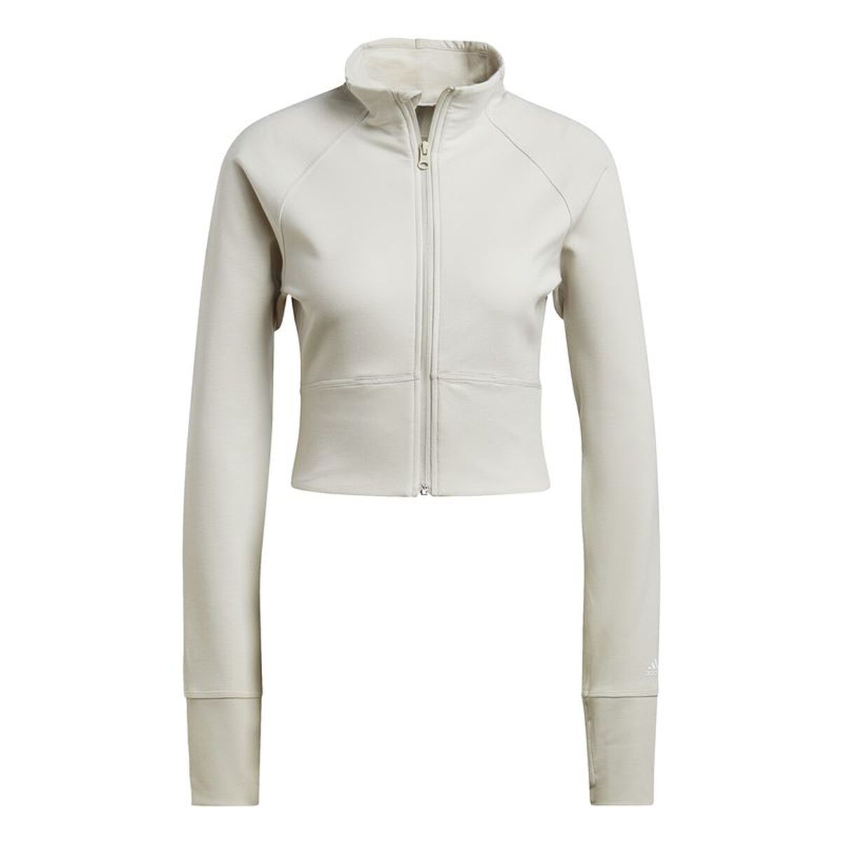 Women's Sports Jacket Adidas HK2357 Beige