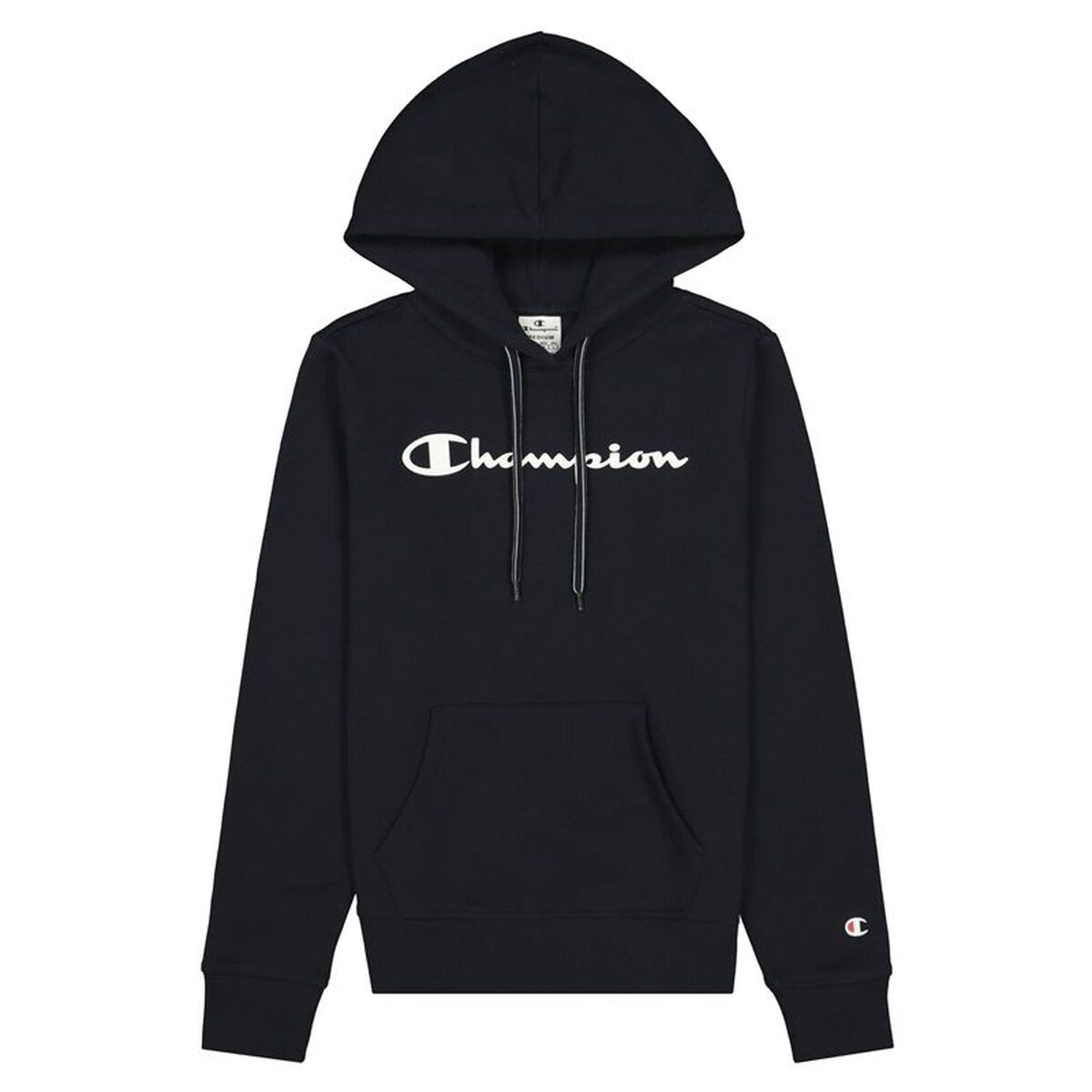 Women’s Hoodie Champion Champion Script Logo Print W Dark blue
