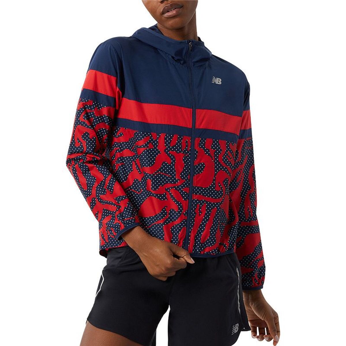 Women's Sports Jacket New Balance Printed Accelerate