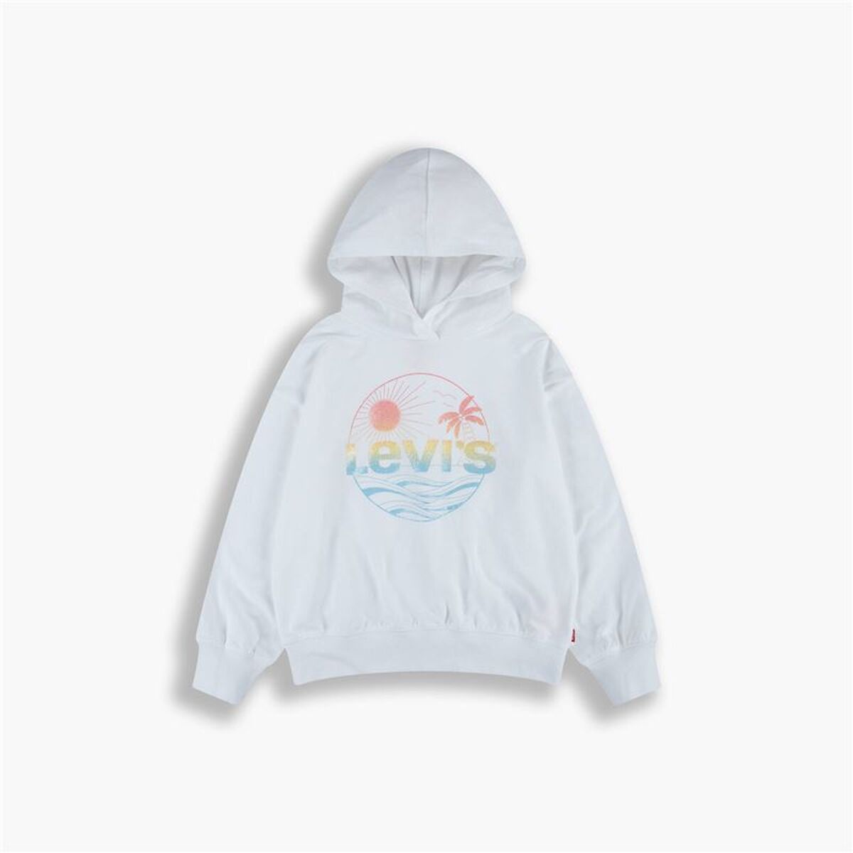 Hooded Sweatshirt for Girls Levi's Sportswear Levi's Oversized White