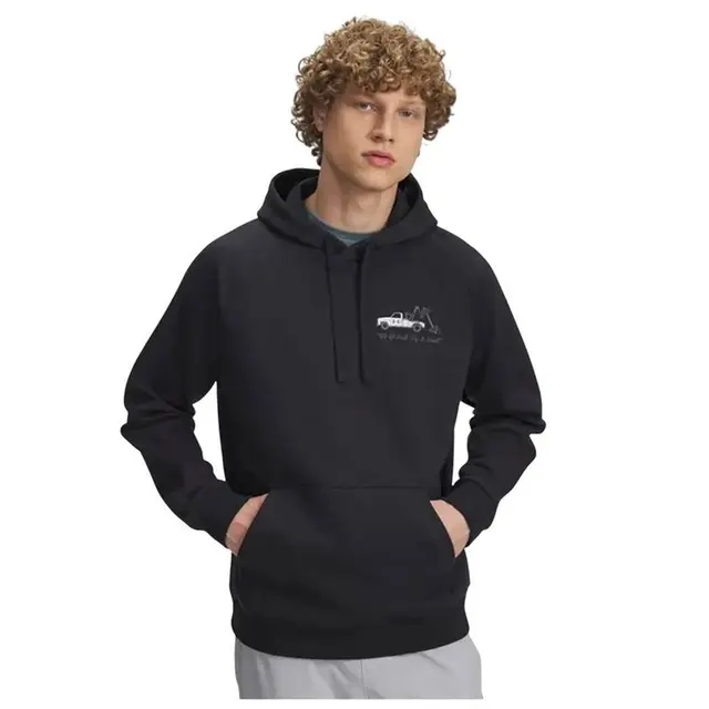 Men’s Hoodie Under Armour Rival Fleece Hbr Logo Hd Black M