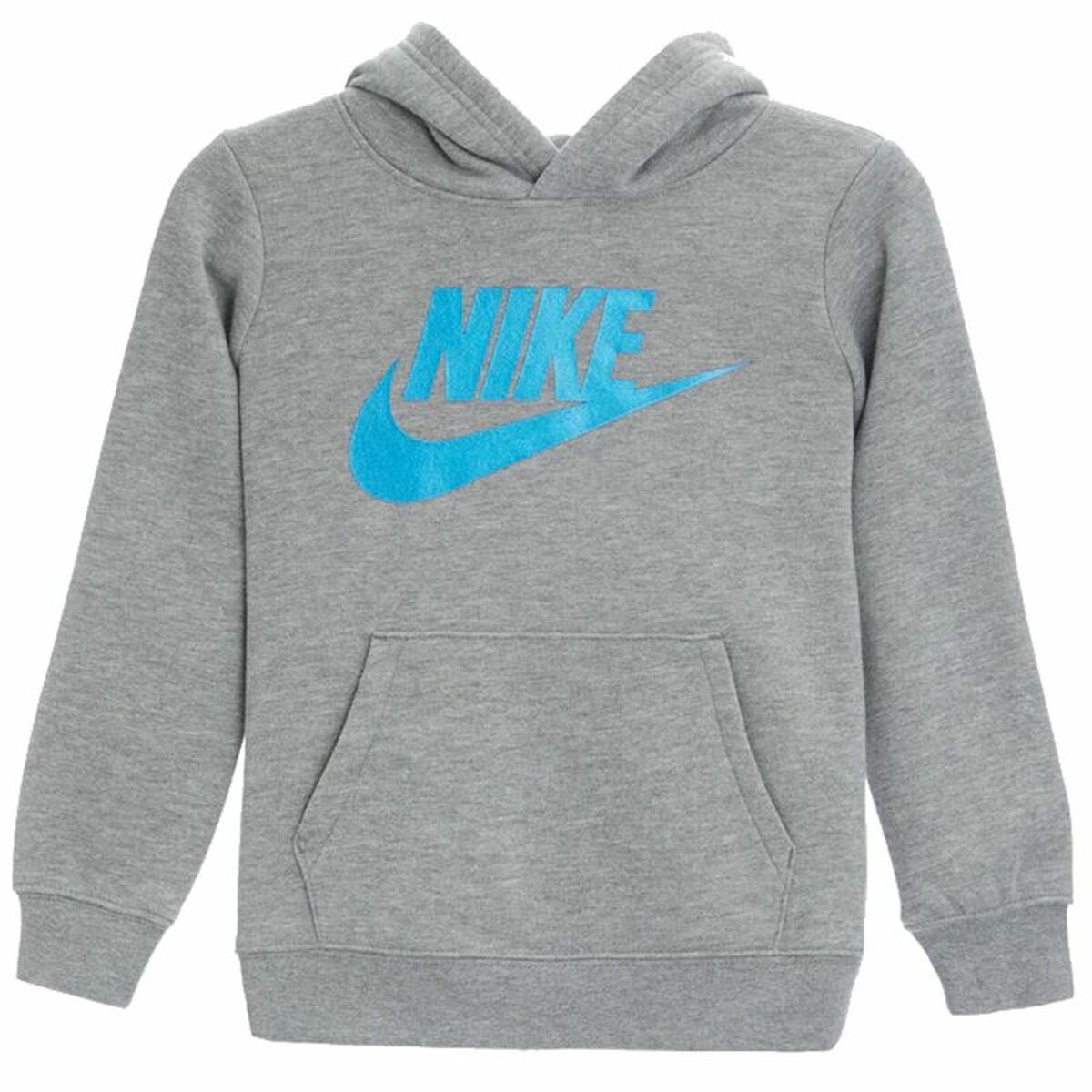 Children’s Sweatshirt without Hood Nike Metallic HBR Gifting Grey 4-5 Years
