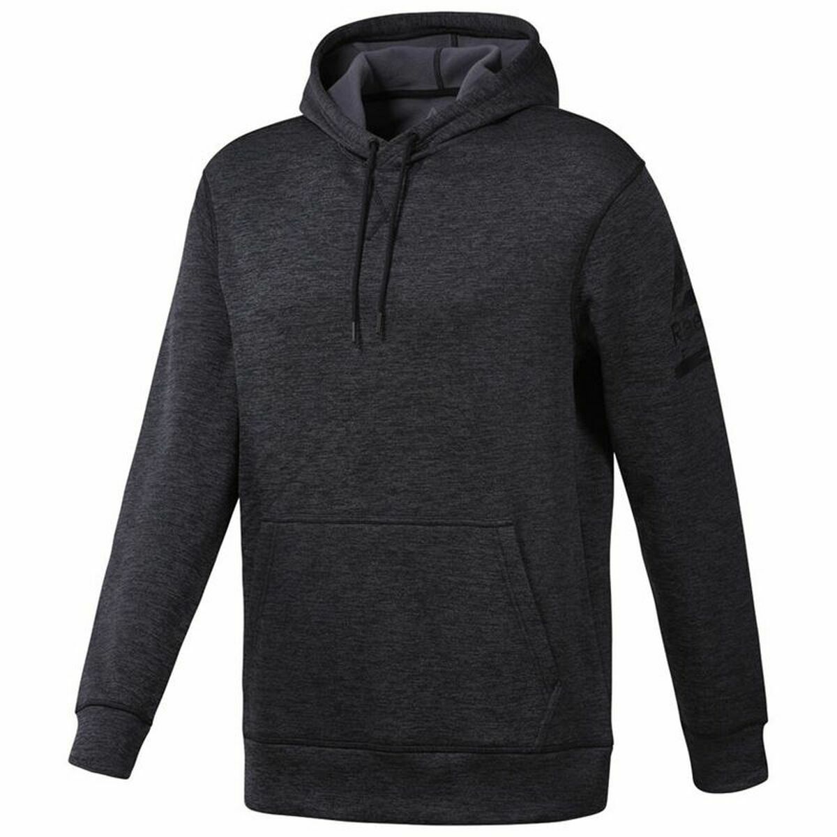 Women’s Hoodie Reebok Ready Poly Fleece Dark grey S