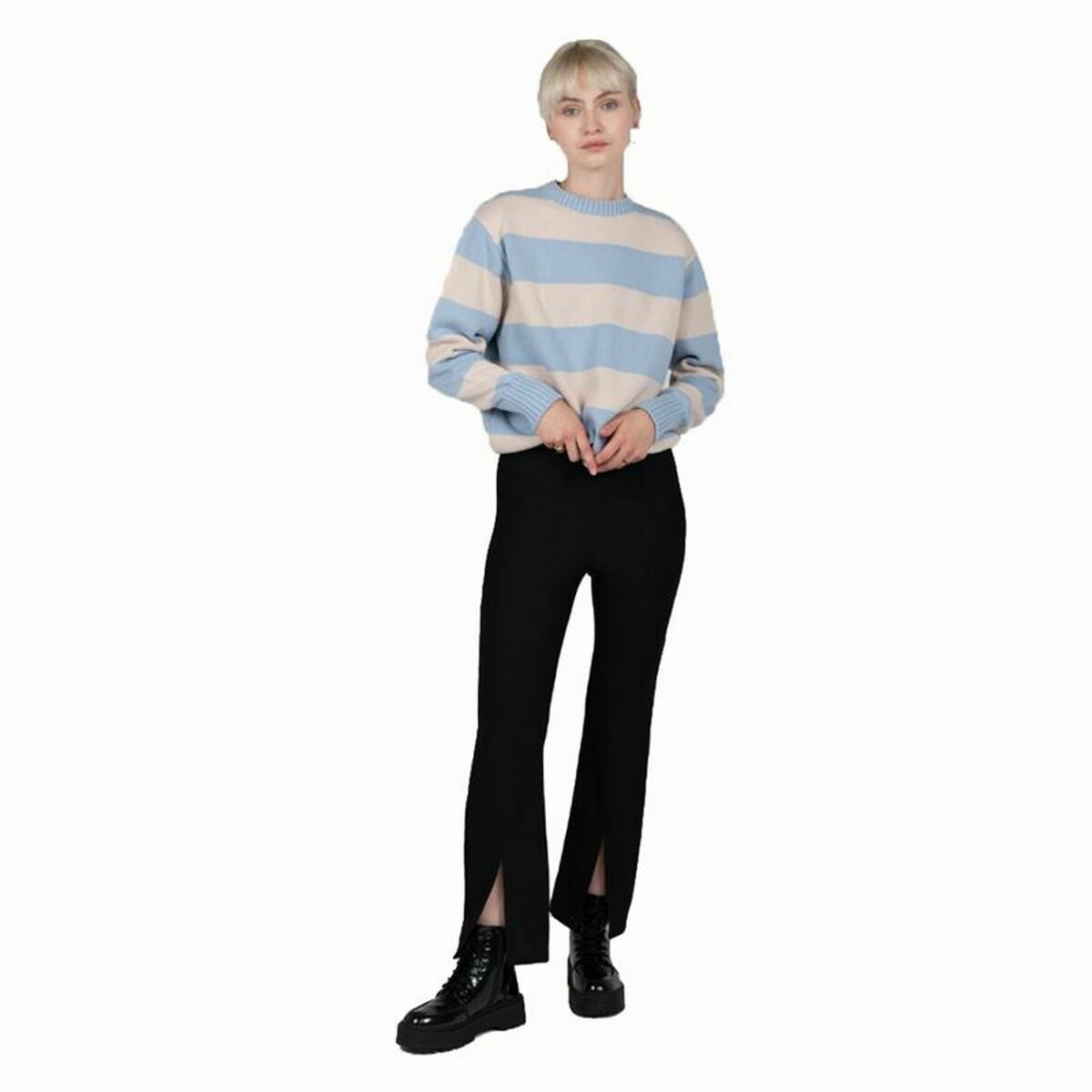 Long Trousers 24COLOURS Casual Black 34