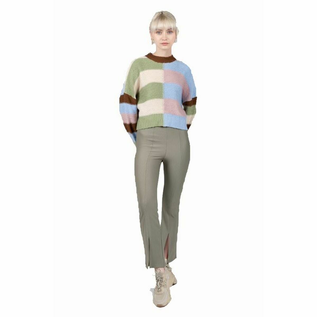 Long Trousers 24COLOURS Casual Green 38