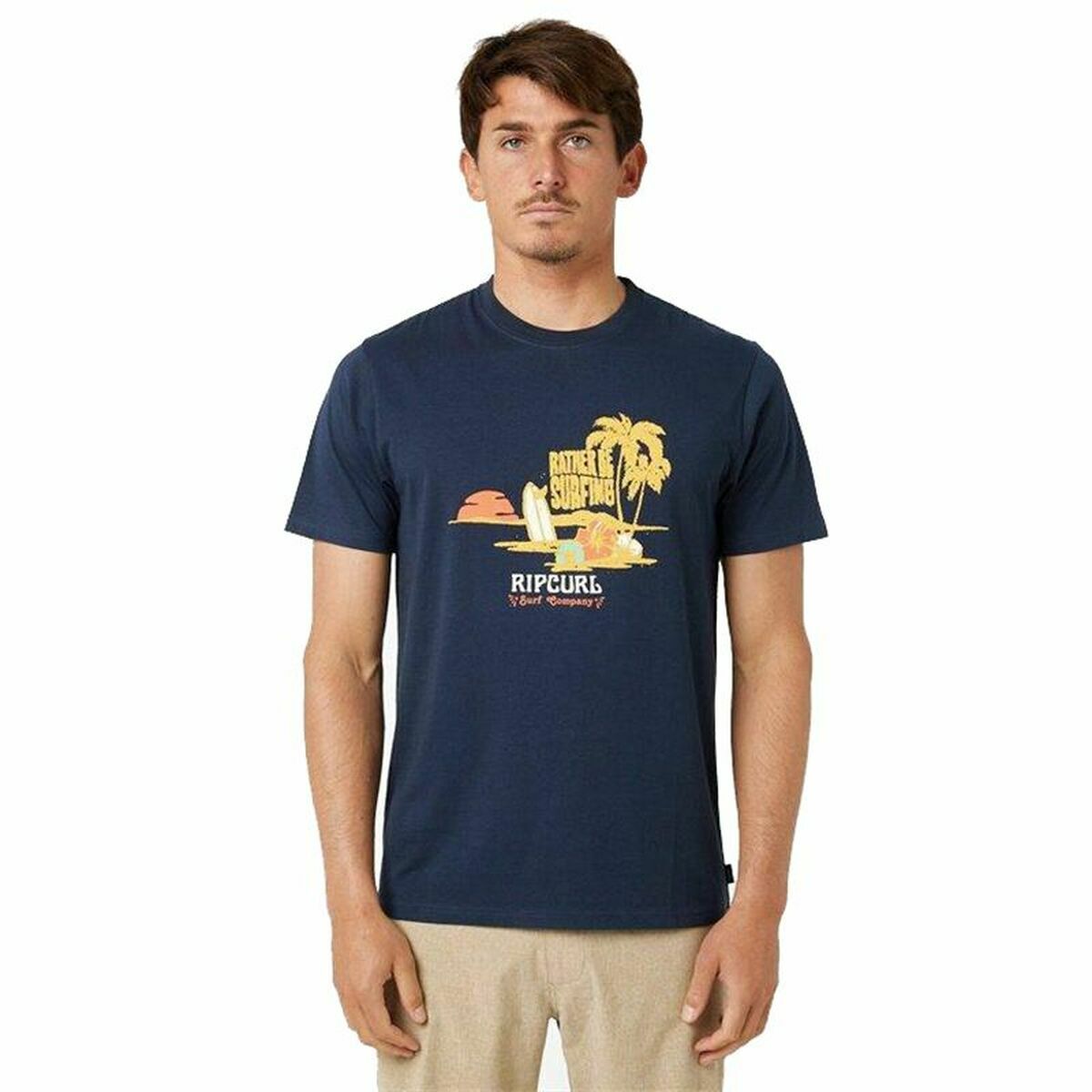 T-shirt Rip Curl Framed Navy Blue Men S