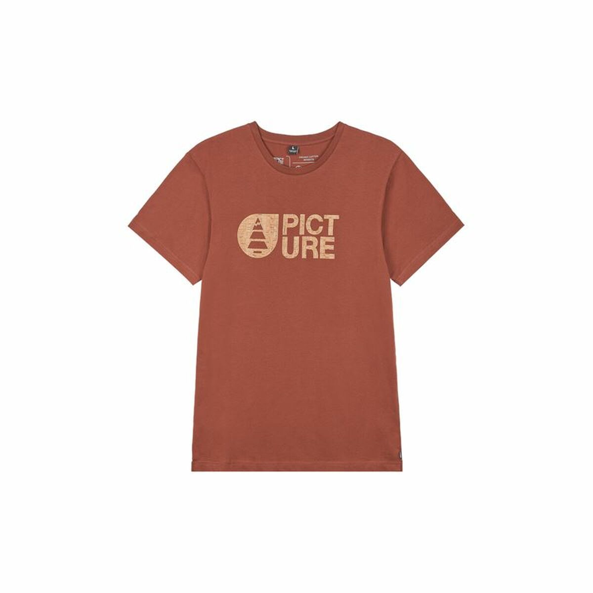 T-shirt Picture Basement Cork Brown Dark Red M