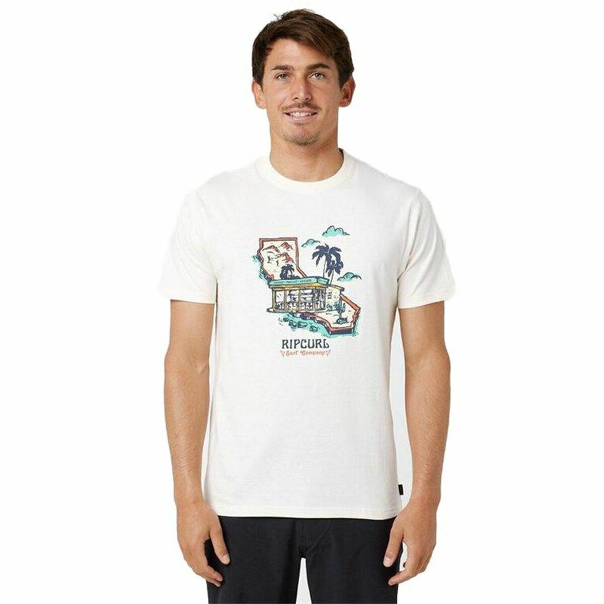 T-shirt Rip Curl Framed White Men M