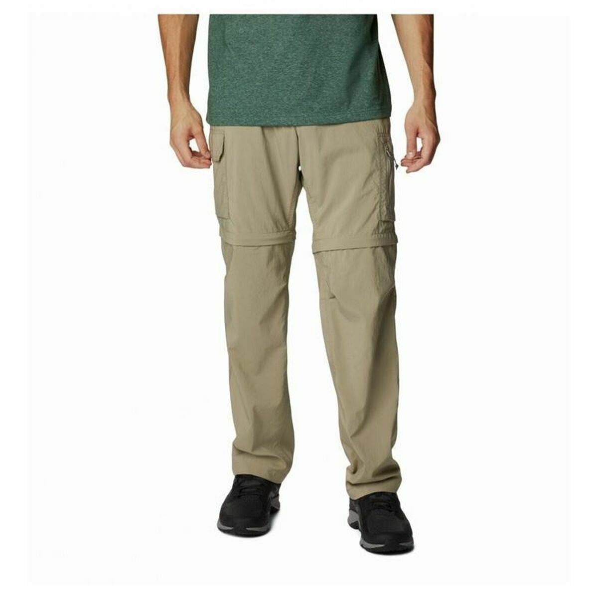 Long Sports Trousers Columbia Silver Ridge Utility Convertible Moutain Brown 40