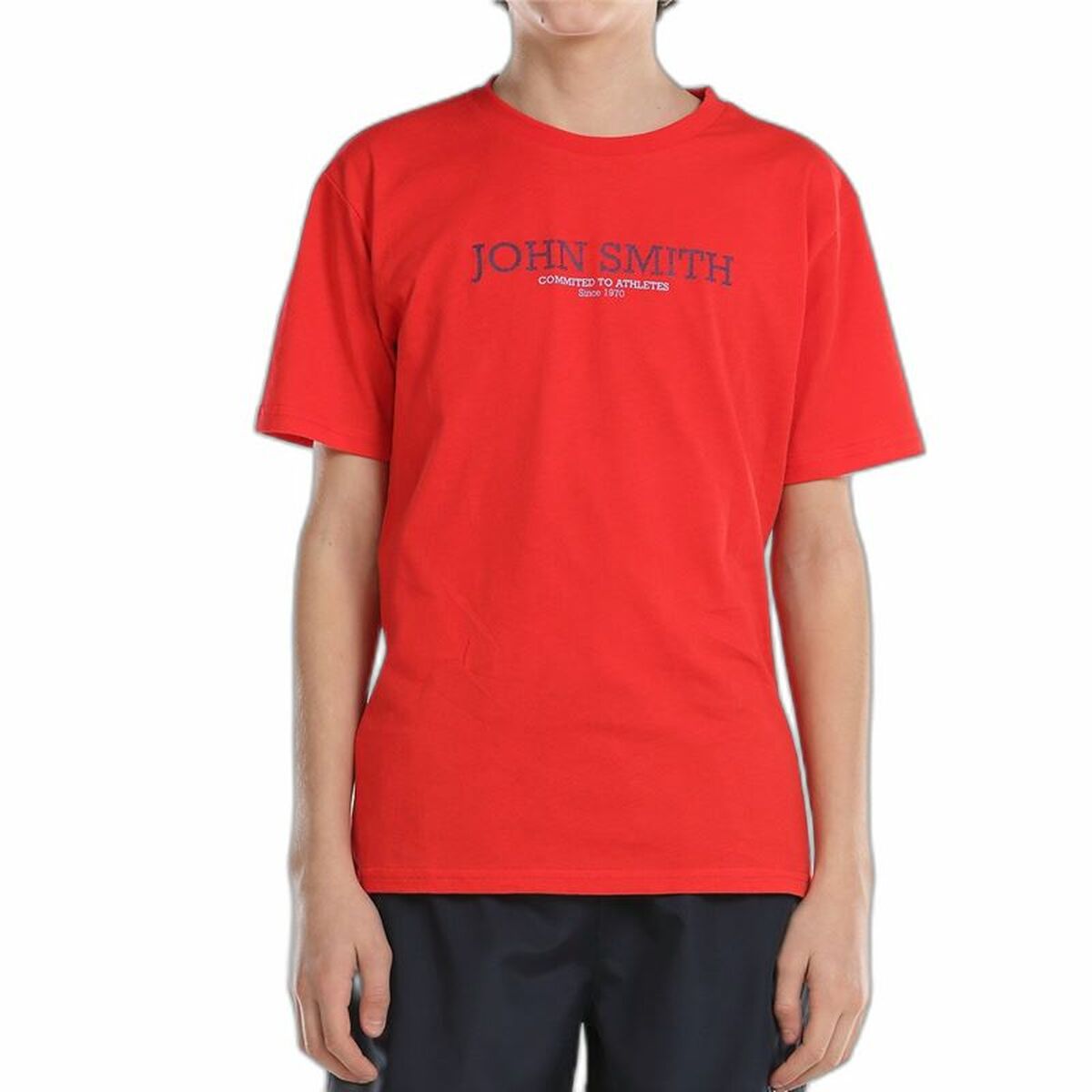 Children’s Short Sleeve T-Shirt John Smith Efebo  Red 12 Years