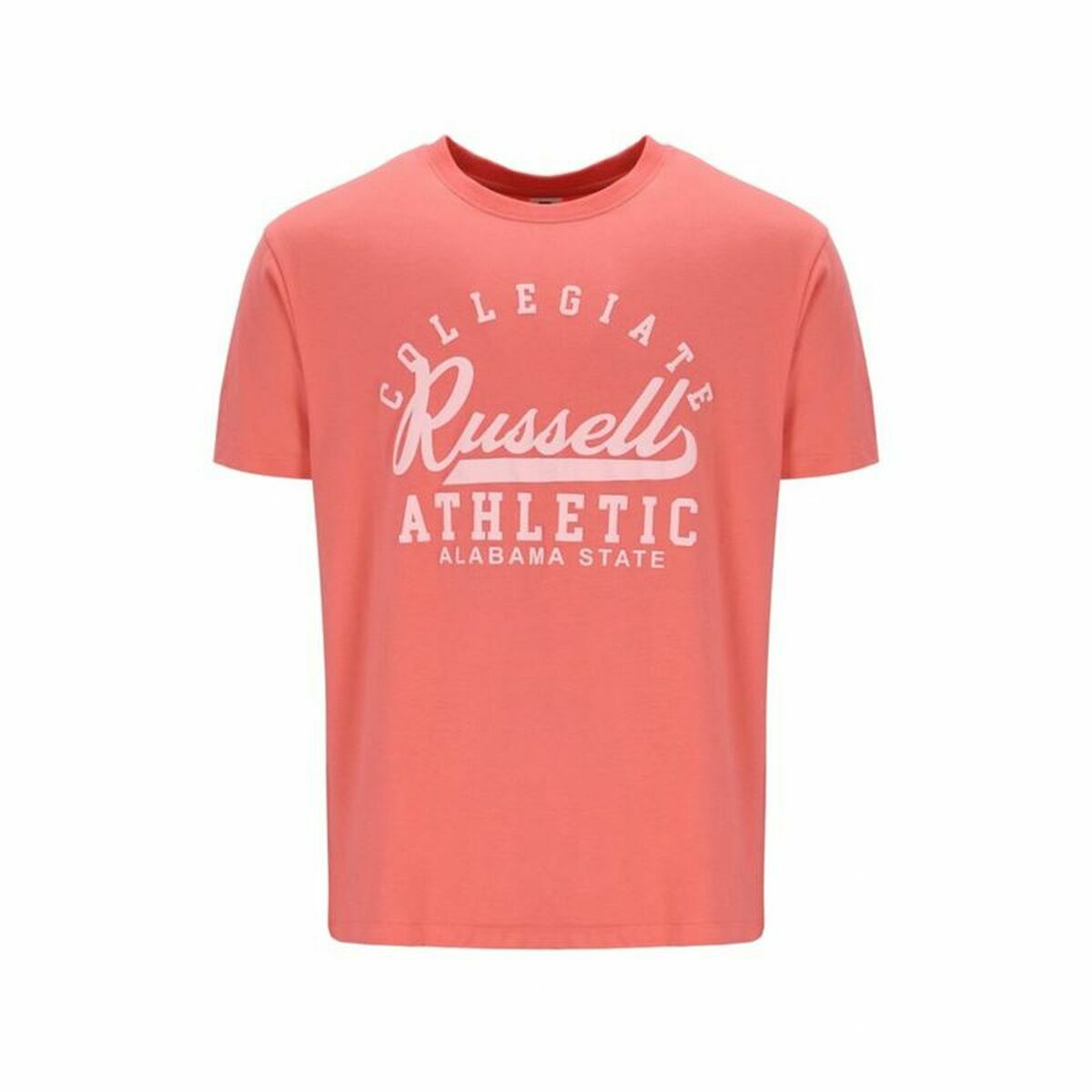 Short Sleeve T-Shirt Russell Athletic Amt A30211 Coral Men M