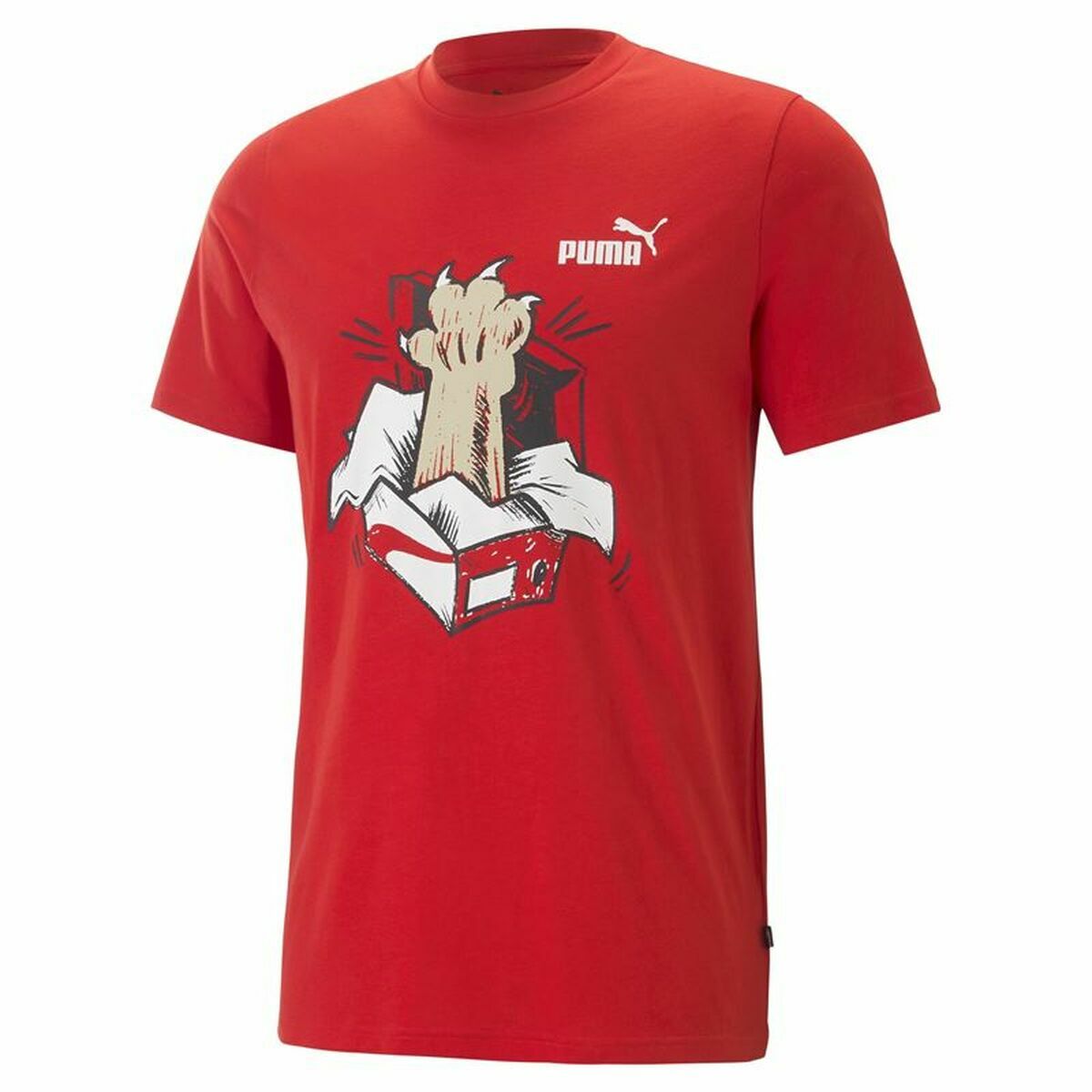 Short Sleeve T-Shirt Puma Graphics Sneaker For All Time Red Unisex S