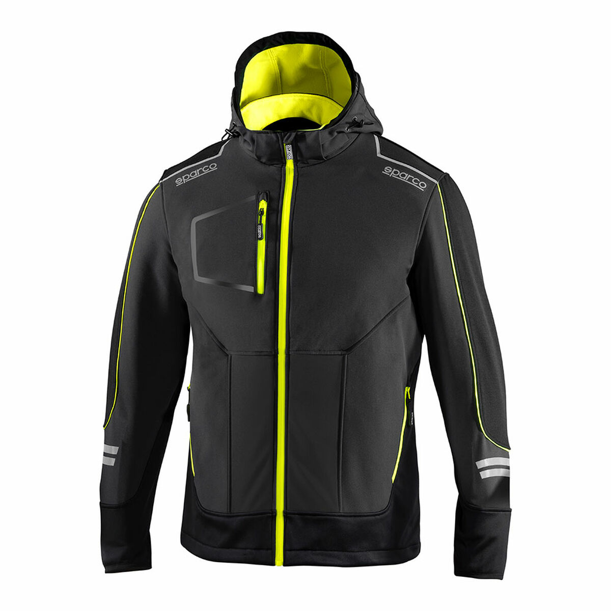 Men's Sports Jacket Sparco Tech Ndis Black XL