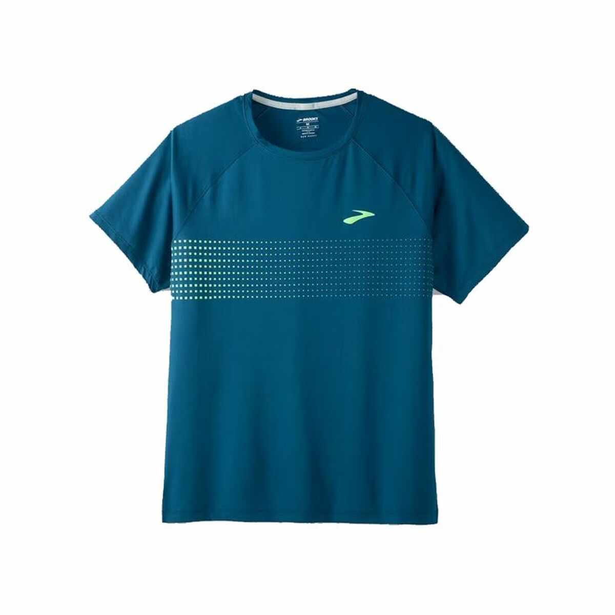 Men’s Short Sleeve T-Shirt Brooks Atmosphere  2.0 Cyan S